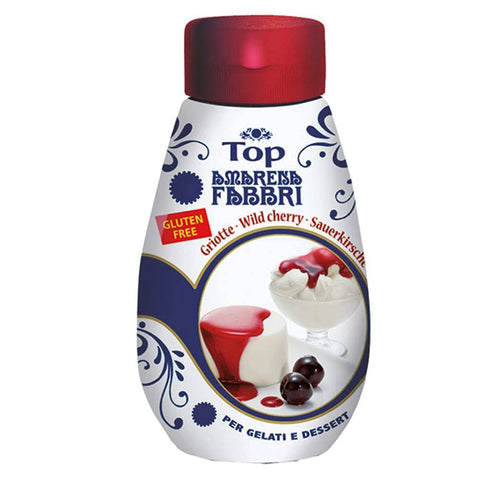 Fabbri Dessertsaucen Fabbri Amarena Mini Topping Schwarzkirsche 225 g italienisch Original Dessertsauce 80644057