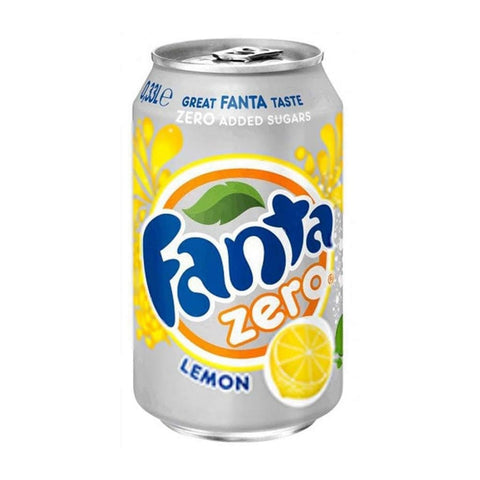 Fanta Limonade Fanta Citron Zéro (pack de 24) 33cl italienisch Original 5449000151681