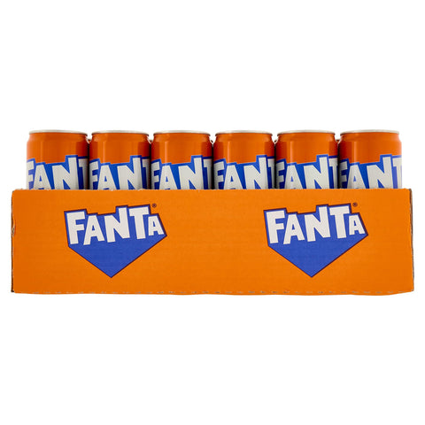 Fanta Orangengeschmack – 24 Dosen à, mit italienischem Orangensaft 1x330ml Original italienisch Getränk