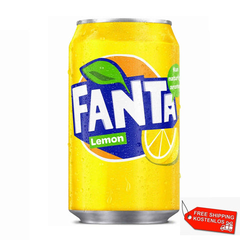 Fanta Soft Drink 24x Fanta Lemon 33cl