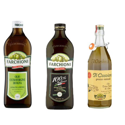 Testpaket Farchooni Speiseöl Olio Extra Vergine Di Oliva Classico 100% italiano Casolare Extra Natives Olivenöl 1x4500g Original italienisch Feinkost