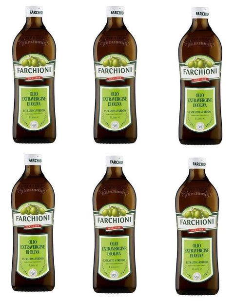 Farchioni Oliven 6x Farchioni Classico Extra Natives nativ Olive Olivenoel 1 L olio vergine oliva 8007153001016