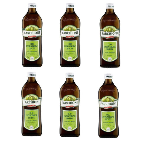 Farchioni Classico Extra Natives nativ Olive Olivenoel olio vergine oliva 6x1l Original italienisch Feinkost