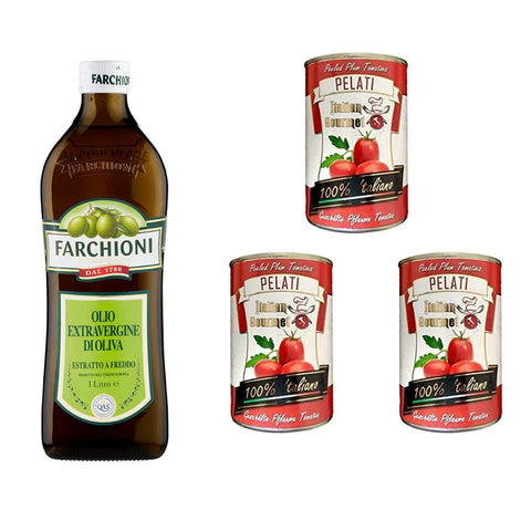Farchioni Classico Extra Natives nativ Olive Olivenöl olio vergine oliva 1x1000ml Original italienisch Feinkost