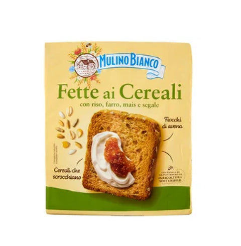 MHD 22/09/2026 Mulino Bianco Fette biscottate ai cereali Getreide Zwieback Kekse 315 g italienisch Original