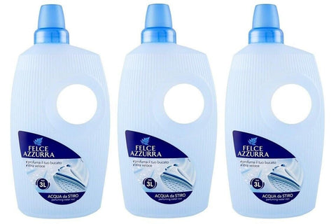 Felce Azzurra Düfte 3er-Pack Felce Azzurra Acqua Profumata per Ferro da Stiro,Duftwasser für Bügeleisen 1000ml 8001280402234