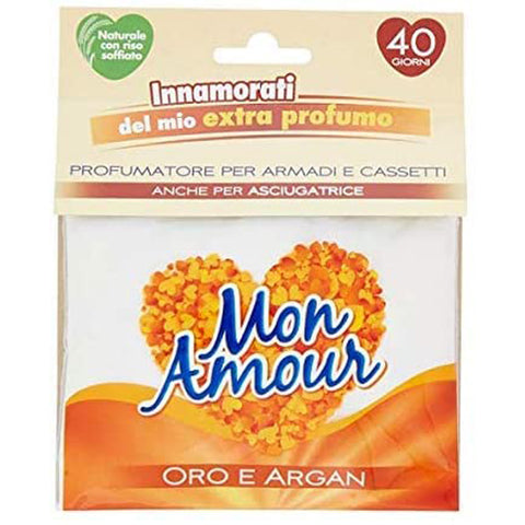 Felce Azzurra Mon Amour Oro e Argan Profumatore Armadio Kleiderschrank Schubladen 1x12g Original italienisch Duftsäckchen