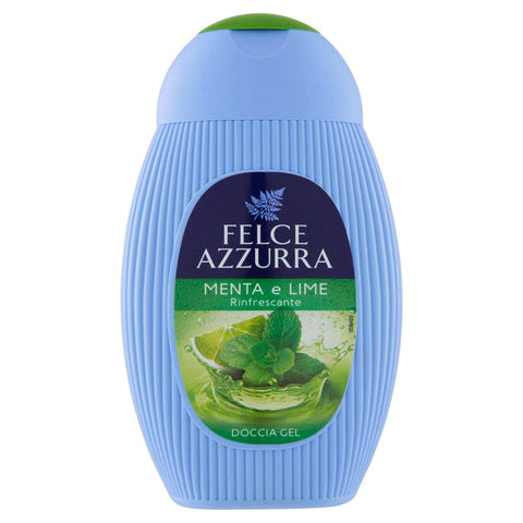 Felce Azzurra Farce Azzurra Docciagel Mint und Limette - 6 Packungen à - insgesamt: 250 ml 1500 ml italienisch Original Duschgel