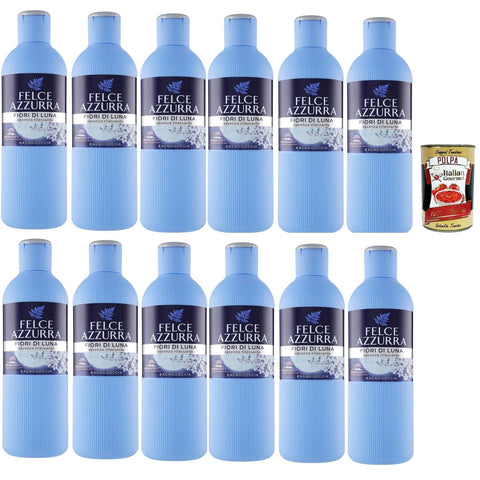 Felce azzurra Fiori di Luna essenza rilassante Bagnodoccia, Relaxing Schaumbäder Bades bath shower foam 12x650ml Original italienisch Pflege