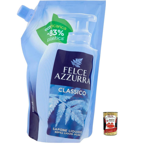Felce azzurra Ecoricarica Classico Liquid Seife 6x500ml Original italienisch Pflege
