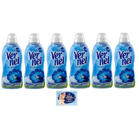 Felce Azzurra Pack Vernel Aroma Therapy Ammorbidente Concentrato Konzentrierter Flüssiger Weichspüler Frangipani,28 Wäschen,700 ml + 1er Pack Kostenlos FELCE AZZURRA Talkumpuder, 100 g Beutel italienisch Original