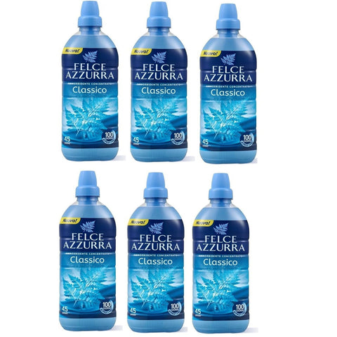 Felce azzurra PAGLIERI Felce azzurra Weichspüler Konzentrat Duftende Classico 6x 600ml Original italienisch
