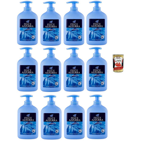 Felce Azzurra Handseifen Felce Azzurra sapone liquido Classico Liquid Seife 12x 300 ml Handseifen italienisch Original 8001280024221