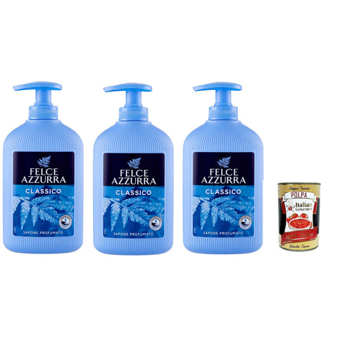 Felce Azzurra sapone liquido Classico Liquid Seife 3x 300 ml Handseifen italienisch Original