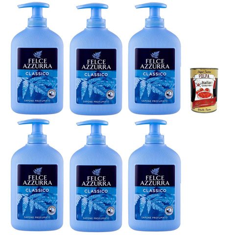 Felce Azzurra sapone liquido Classico Liquid Seife 6x 300 ml Handseifen italienisch Original