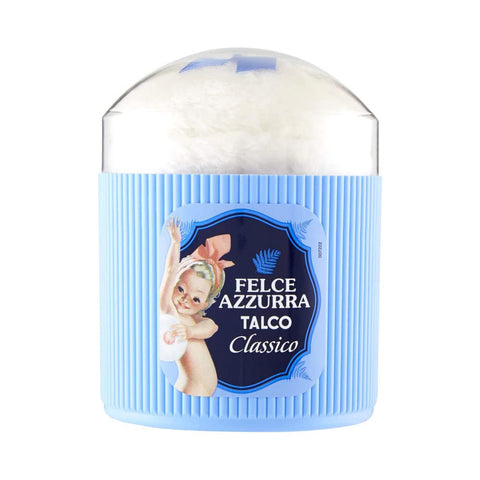 Felce Azzurra PAGLIERI Classico Körperpuder mit Schwämmchen 3x250g Original italienisch Pflege
