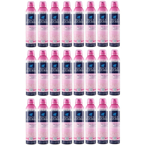 Felce Azzurra Fiori di Ciliegio e Peonia Deodorante Ambienti,Lufterfrischer-Spray Raumsprays Kirschblüten und Pfingstrose 250ml 24er-Pack Original italienisch