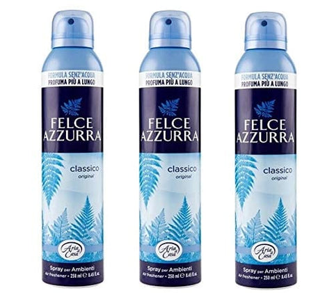 Felce Azzurra Raumsprays 3x Felce Azzurra Aria Casa Raumerfrischer Talco Classico 250ml Raumspray Duft 8001280032004
