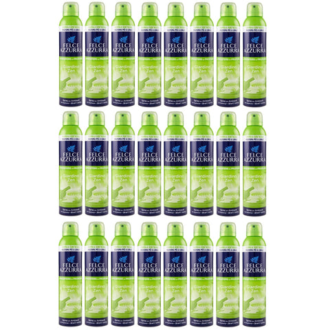 Felce Azzurra 24er Pack Giardino Zen Deodorante Ambienti, Lufterfrischer Spray Raumsprays 1x250ml Original italienisch Pflege