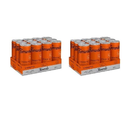 Ferrarelle Gassosa Cola & Limonade Ferrarelle Chinotto, Italienisches Erfrischungsgetränk mit Chinotto-Infusion, Sprudelwasser, 24x 250ml