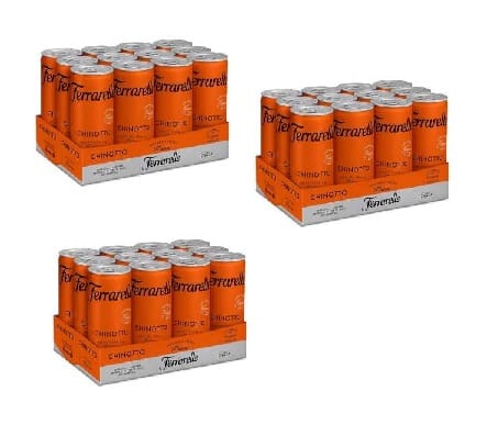 Ferrarelle Gassosa Cola & Limonade Ferrarelle Chinotto, Italienisches Erfrischungsgetränk mit Chinotto-Infusion, Sprudelwasser, 72x 250ml