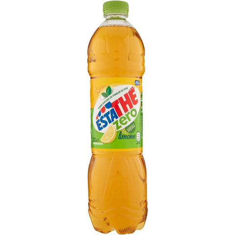 Ferrero Eistee Zitrone The' Limone PET 1,5L ESTATHE Zero tea ohne Zucker 12x Original italienisch