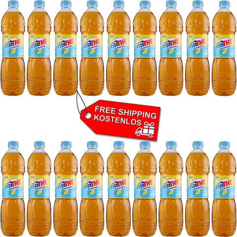 Ferrero Eistee 18x Ferrero Estathè Thè Deteinato al Limone Entkoffeinierter Zitronentee PET 1,5Lt 80135401