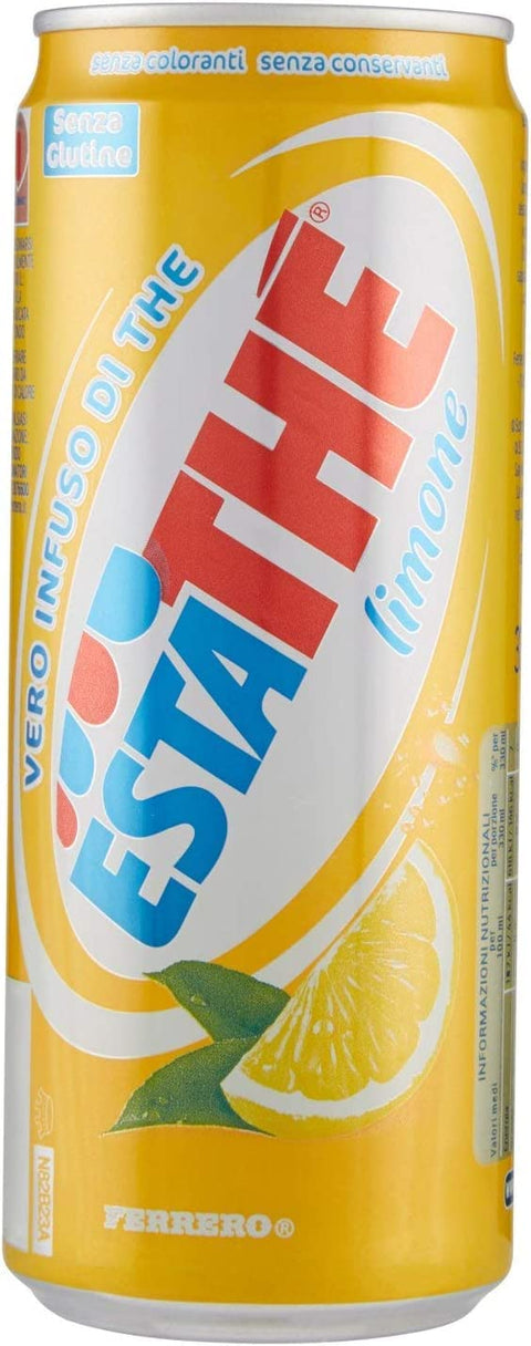Ferrero Eistee Zitrone The' Limone Dose 330 ml ESTATHE tea the erfrischend italienisch Original