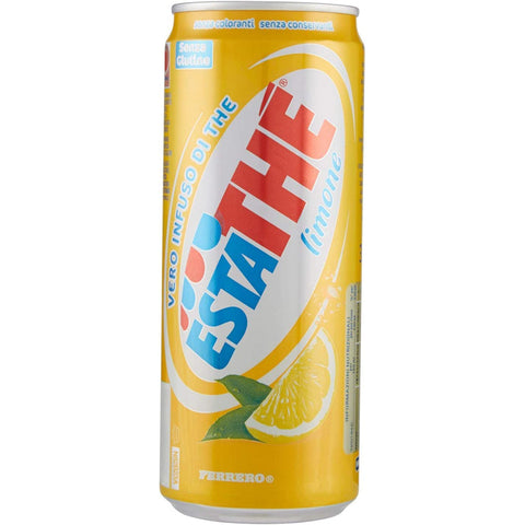Ferrero Eistee Zitrone The' Limone Dose 330 ml ESTATHE tea the erfrischend 48x Original italienisch