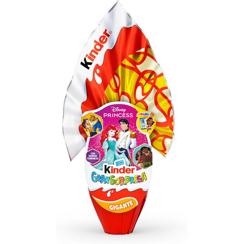Ferrero Kinder GranSorpresa Gigante Disney Princess Doppel Überraschungs Osterei aus Milchschokolade 3x 320 g italienisch Original