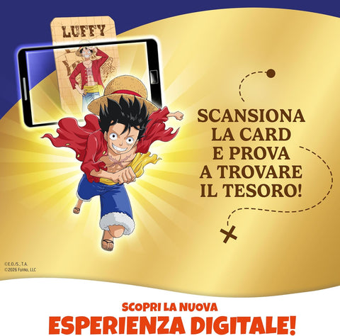 Ferrero Kategorien Kinder GranSorpresa Maxi One Piece Funko Pop One Piece Überraschungs-Osterei aus feinster Milchschokolade, 220 g