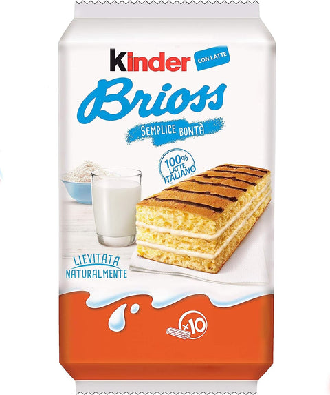 Kinder Ferrero Brioss Kuchen mit Milch italienisch classic brioche kekse 10x 28g 3x Original italienisch