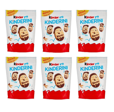 Ferrero Kekse 6x MHD 10/11/2025 Kinder Kinderini kekse cookies, Shortbread in Milch und Kakao 250g 8000500391228