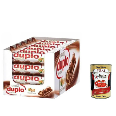 Ferrero Knabberartikel Ferrero Duplo Nocciolato Haselnuss Schokoriegel Scholade bar 26 g Knabberartikel italienisch Original 8005235700000