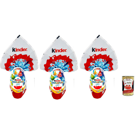 Ferrero Kinder Gransorpresa Uovo dI Pasqua al cioccolato al latte Ei mit Überraschung Milchschokolade Osterei 3x 41g italienisch Original