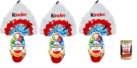 Ferrero Kinder Gransorpresa Uovo dI Pasqua al cioccolato al latte Ei mit Überraschung Milchschokolade Osterei 3x 41g italienisch Original