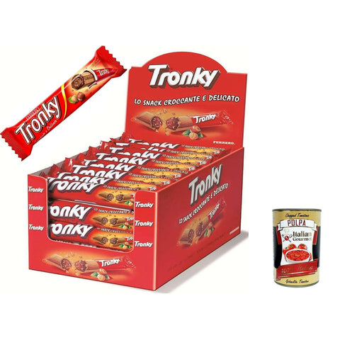 Ferrero Tronky Riegel Haselnuss Schokoriegel kekse kuchen schoko waffeln 48x18g Original italienisch