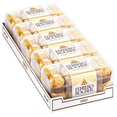 Ferrero Schokolade 5 x Ferrero Rocher T16 200 g | 5er-Pack
