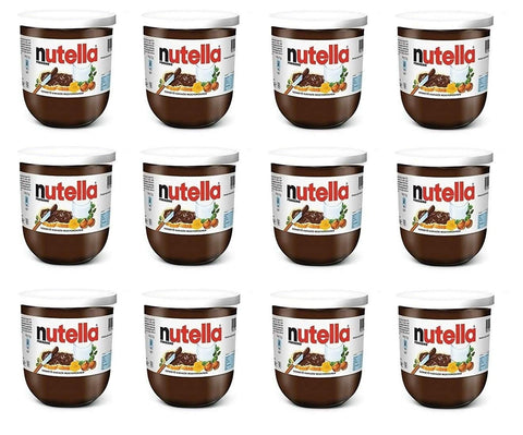 Ferrero Schokoladenaufstrich 12x Ferrero Nutella Nuss Haselnuss Schokolade 200g Schokoaufstrich Brotaufstrich 80050698