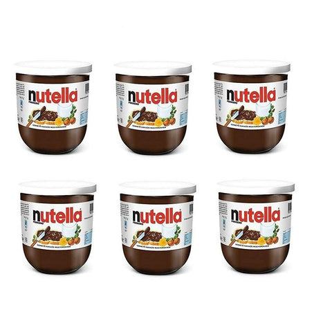 Ferrero Nutella Nuss Haselnuss Schokolade Schokoaufstrich Brotaufstrich 6x200g Original italienisch Gebäck