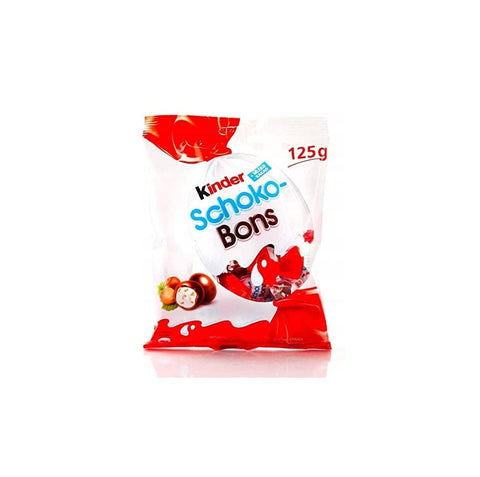 Ferrero Schokoladenriegel 3x MHD 12/06/2025 Kinder Schoko-Bons Pralinen mit Milchschokolade überzogen und gefüllt mit Milch und Haselnüssen 125g 5413548280189
