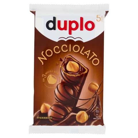 Ferrero Schokoladenriegel 6x Ferrero Duplo Nocciolato 5 x 26 g 8000500022634