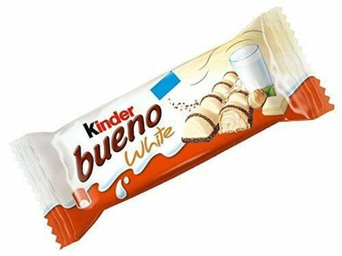 Ferrero Schokoladenriegel MHD 07/04/2024 3x Ferrero Kinder Bueno White Weiße Schokoladenriegel 39g 8000500121436