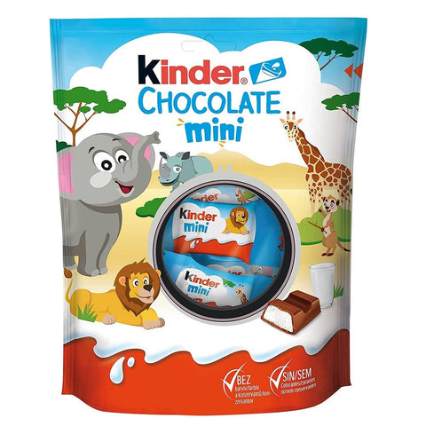 Ferrero Schokoladenriegel MHD 30/05/2024 Kinder Schokolade Mini, Kleine Portionen für Zwischendurch, 120g 8000500256213
