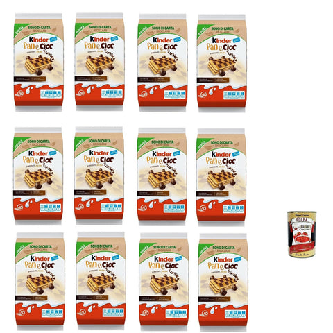 Ferrero Kinder panecioc Kuchen mit mit Kakao und Schokostückchen kekse riegel cookies 12x 290 g italienisch Original