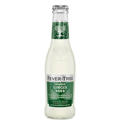 FEVER-TREE Ginger Ale Fever-Tree Ginger Beer 4 x 200 ml (Pack of 6, Total 24 Bottles)