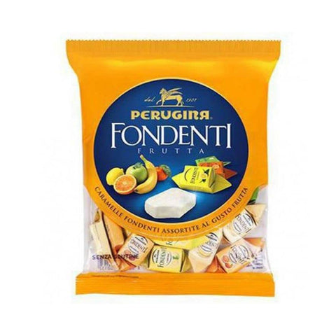 Fida Perugia Caramelle Fondenti assortite al gusto frutta Dunkle Bonbons mit Fruchtgeschmack 3x175g Original italienisch Zutat