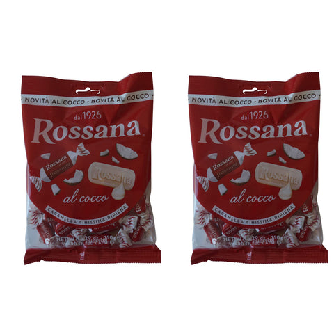 Fida Rossana Candies gefüllt mit Kokosnuss, 150 g, 2 Stück Original italienisch