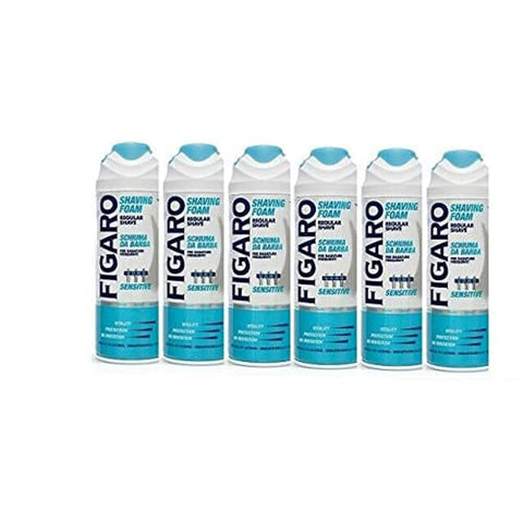 Figaro Rasierschaum für SENSITIVE Haut Shaving foam Rasierschaum 400 ml Schäume italienisch Original