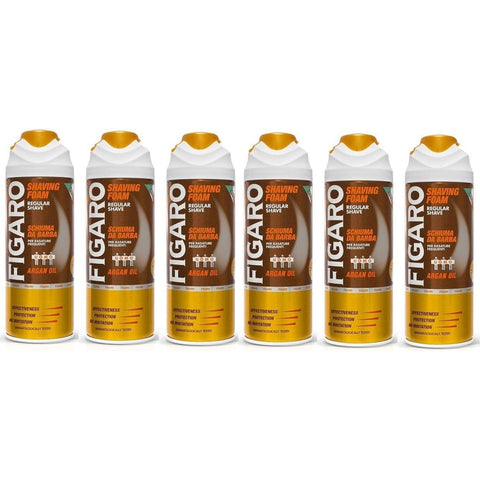 Figaro Rasierschaum mit Arganöl Shaving foam Cream Rasierschaum 400 ml Schäume italienisch Original